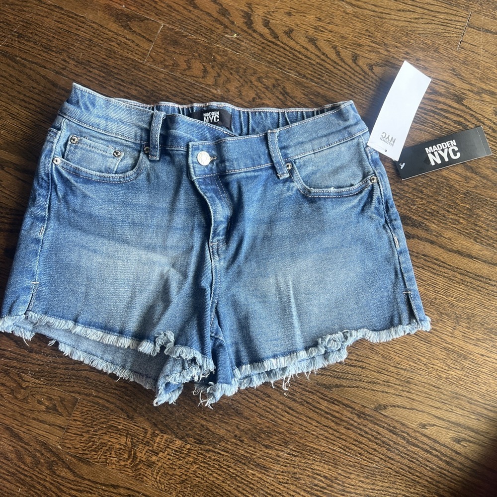 Madden NYC Waist Short Medium Índigo Wash Xs 0-2